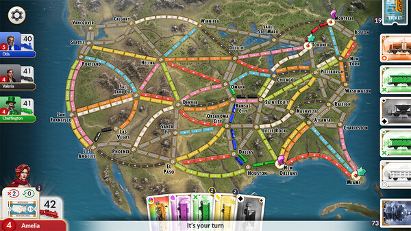 Ticket to Ride® gameplay screenshot