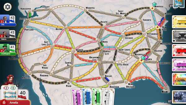 Ticket to Ride® gameplay screenshot
