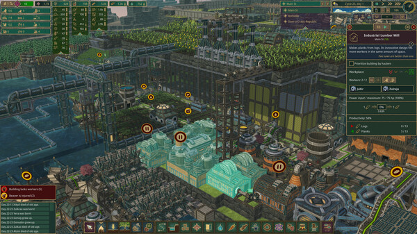 Timberborn gameplay screenshot