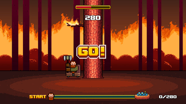 Timberman VS gameplay screenshot