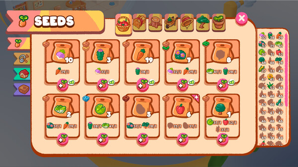 Tiny Garden gameplay screenshot