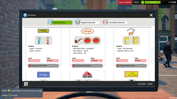 Tobacco Shop Simulator: Prologue gameplay screenshot