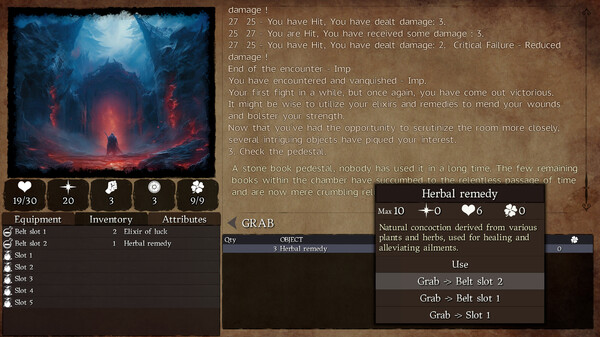 Tome of Fates gameplay screenshot