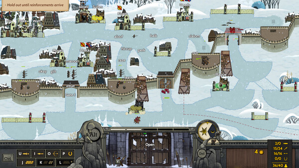 Touch Type Tale - Strategic Typing gameplay screenshot