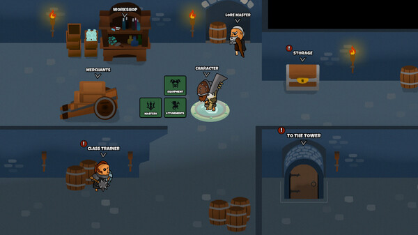 Tower Walker: MMO Grind Simulator gameplay screenshot