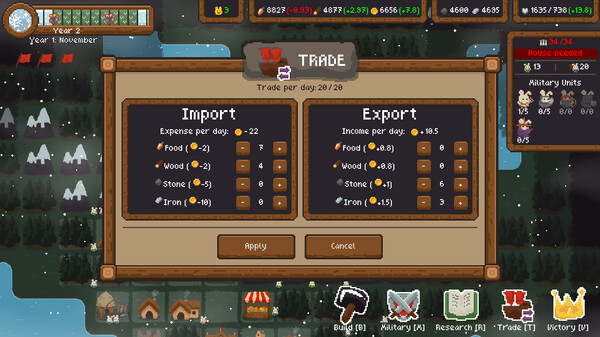 Town Keeper gameplay screenshot