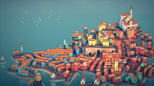 Townscaper gameplay screenshot