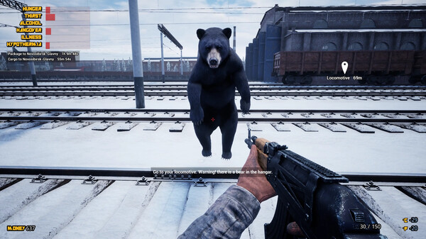 Trans-Siberian Railway Simulator gameplay screenshot