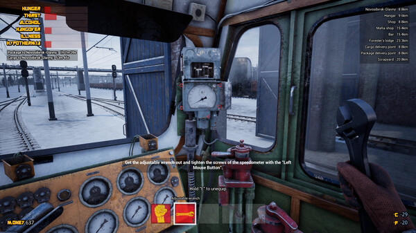 Trans-Siberian Railway Simulator: Prologue gameplay screenshot