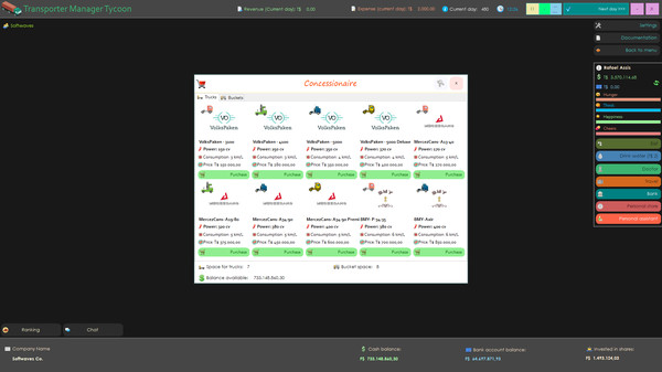 Transporter Manager Tycoon gameplay screenshot