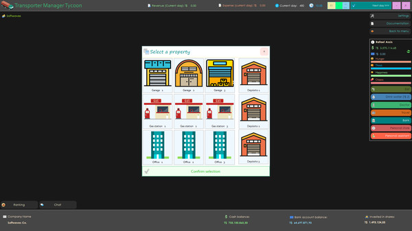 Transporter Manager Tycoon gameplay screenshot