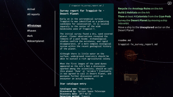 Trappist gameplay screenshot