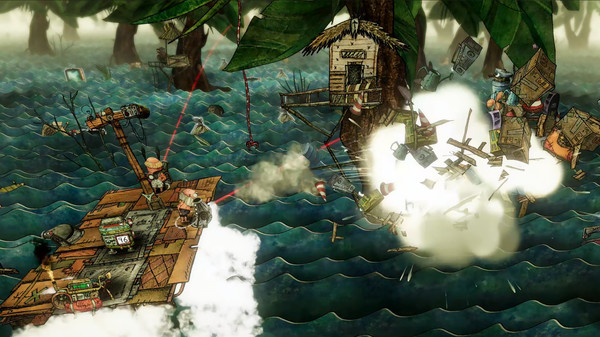 Trash Sailors: Co-Op Trash Raft Simulator gameplay screenshot