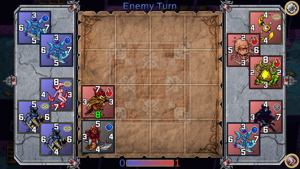 Trial of the Gods: Siralim CCG gameplay screenshot