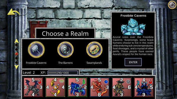 Trial of the Gods: Siralim CCG gameplay screenshot