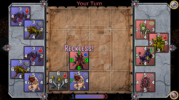 Trial of the Gods: Siralim CCG gameplay screenshot