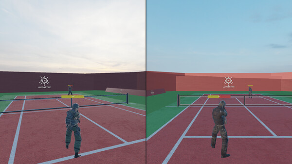 Trigger Tennis gameplay screenshot