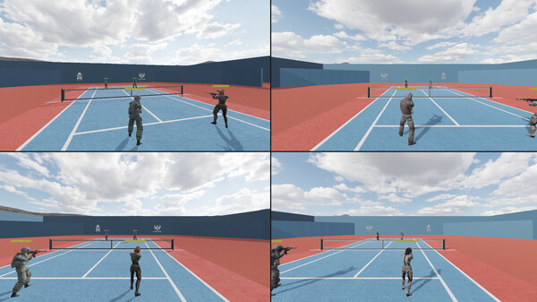 Trigger Tennis gameplay screenshot