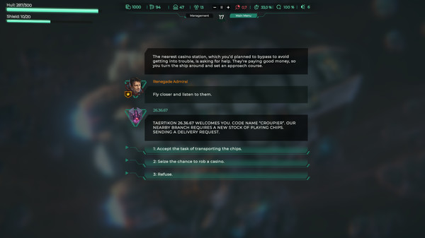 Trigon: Space Story gameplay screenshot