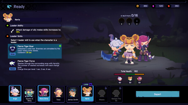 Trinity Survivors gameplay screenshot
