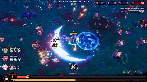 Trinity Survivors gameplay screenshot