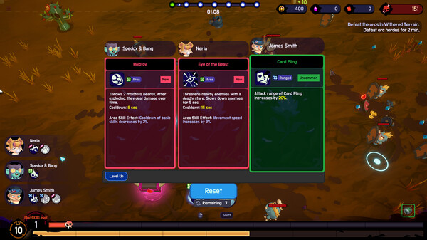 Trinity Survivors gameplay screenshot