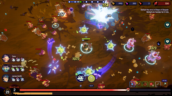 Trinity Survivors gameplay screenshot