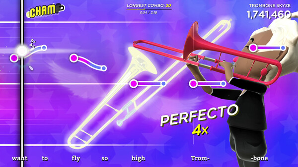 Trombone Champ gameplay screenshot