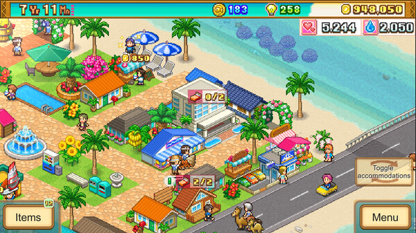 Tropical Resort Story gameplay screenshot