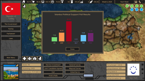 Turkish Throne gameplay screenshot