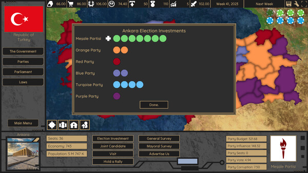 Turkish Throne gameplay screenshot