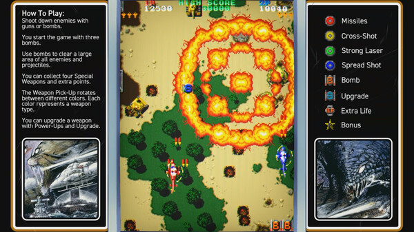 Twin Cobra gameplay screenshot