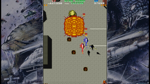 Twin Cobra gameplay screenshot