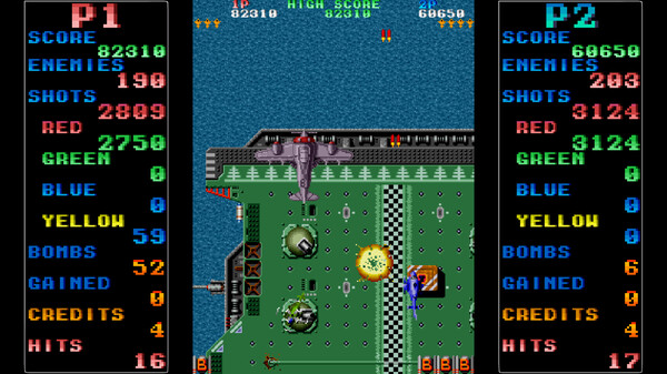 Twin Cobra gameplay screenshot