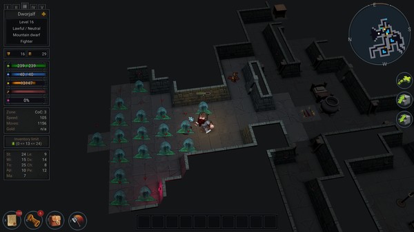 Ultimate ADOM - Caverns of Chaos gameplay screenshot