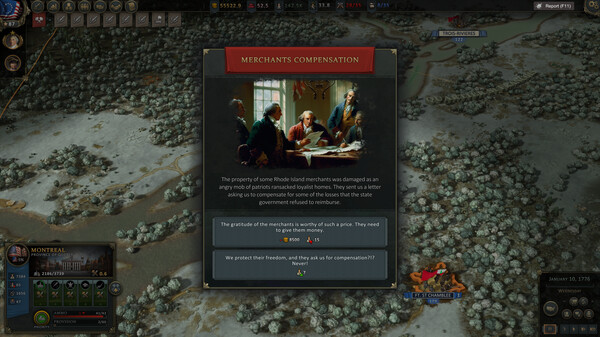 Ultimate General: American Revolution gameplay screenshot