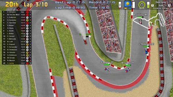 Ultimate Racing 2D 2 gameplay screenshot