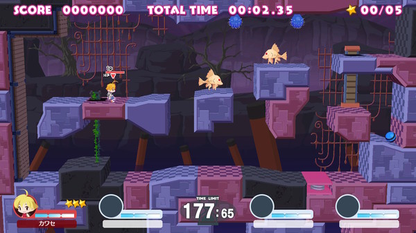 Umihara Kawase BaZooKa! gameplay screenshot