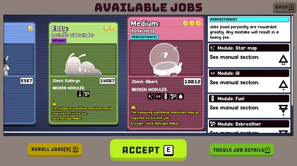 Uncle Chop's Rocket Shop gameplay screenshot
