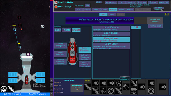 Unnamed Space Idle gameplay screenshot