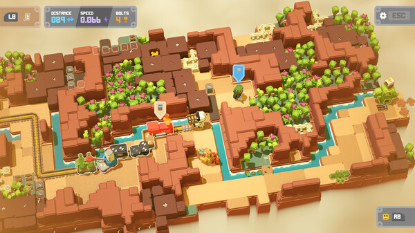 Unrailed 2: Back on Track gameplay screenshot