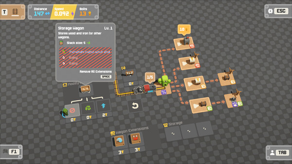 Unrailed 2: Back on Track gameplay screenshot