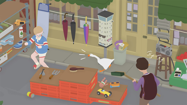 Untitled Goose Game gameplay screenshot