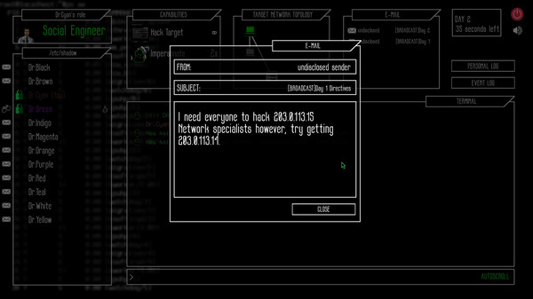 Untrusted gameplay screenshot