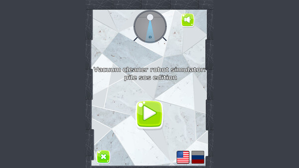 Vacuum cleaner robot simulator: pile sos edition gameplay screenshot