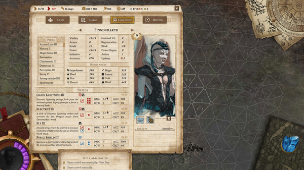 Vagrus - The Riven Realms gameplay screenshot