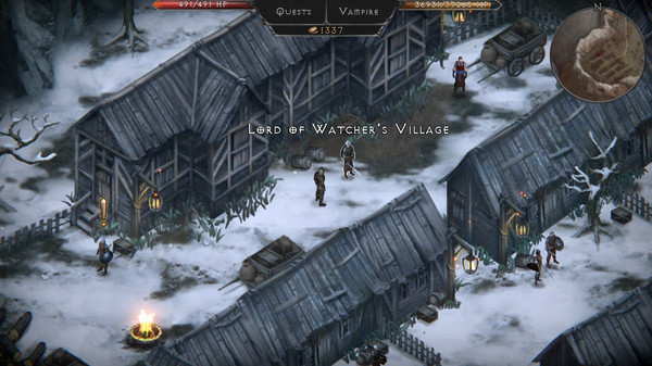 Vampire's Fall: Origins gameplay screenshot