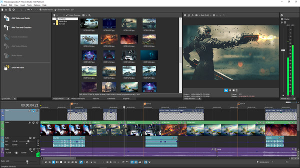 VEGAS Movie Studio 15 Platinum Steam Edition gameplay screenshot