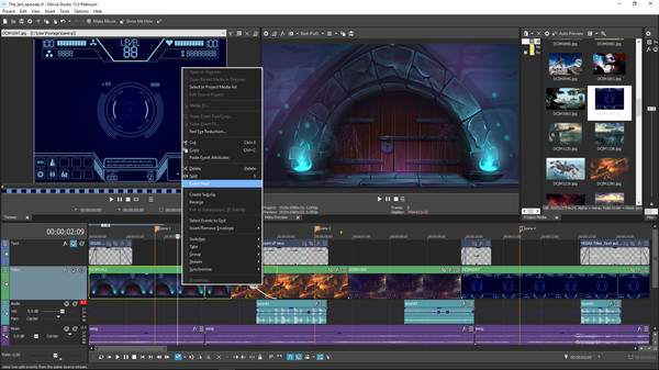 VEGAS Movie Studio 15 Platinum Steam Edition gameplay screenshot