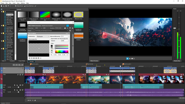 VEGAS Movie Studio 15 Steam Edition gameplay screenshot